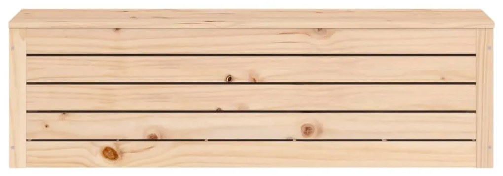 vidaXL Κουτί Αποθήκευσης 109x36,5x33 εκ από Μασίφ Ξύλο Πεύκου