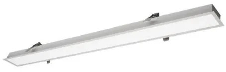 Γραμμικό Χωνευτό  L1140 4000K Ανοδ. Dim. Station Ultra 3911-03114-4-U-D4 Viokef-3911-03114-4-U-D4-Ασημί 3911-03114-4-U-D4