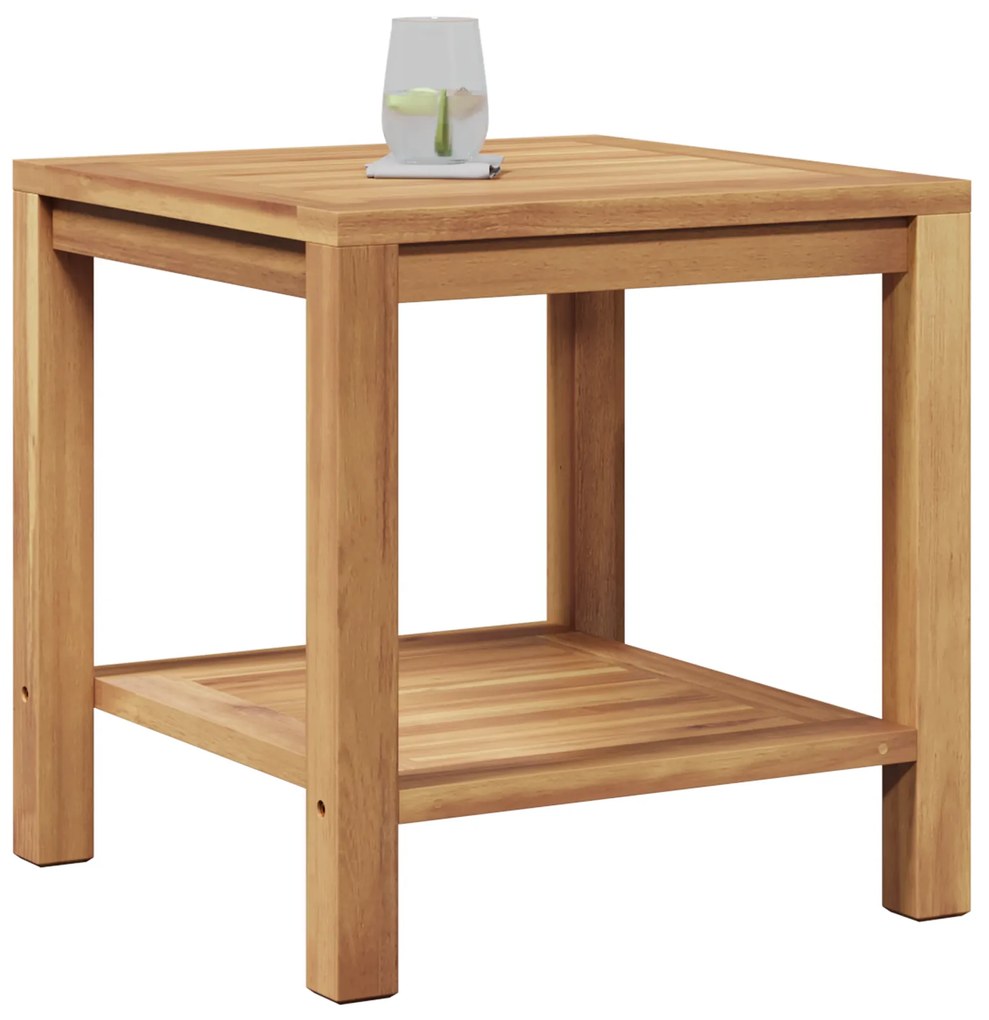 vidaXL Τραπεζάκι σαλονιού Καφέ 45 x 45 x 45 cm Μασίφ ξύλο teak