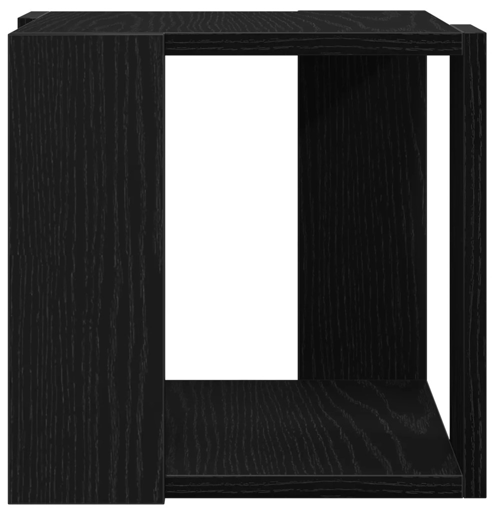 vidaXL Τραπεζάκι καφέ Μαύρος δρυός MDF 32 x 32 x 30 εκ. Απλό Τετράγωνο