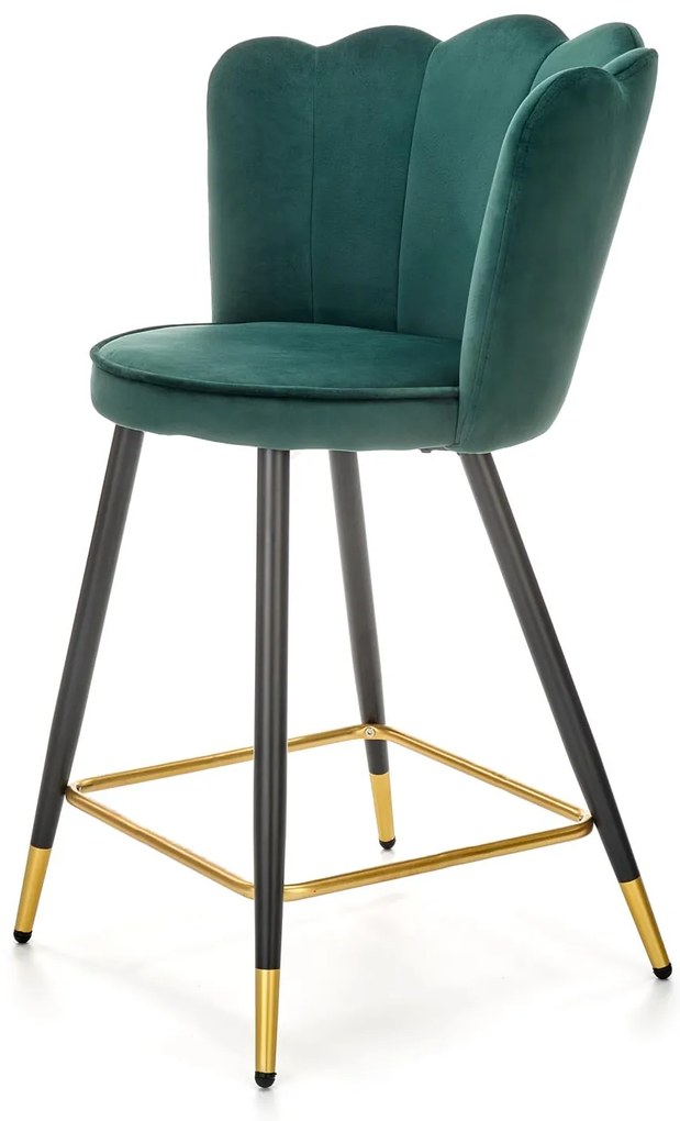 H106 bar stool, color: dark green DIOMMI V-CH-H/106-C.ZIELONY