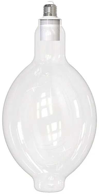 Adeleq Φωτιστικό Γυάλι Φυσητό Με Ντουί E27 Balloon Διάφανο 21-1600