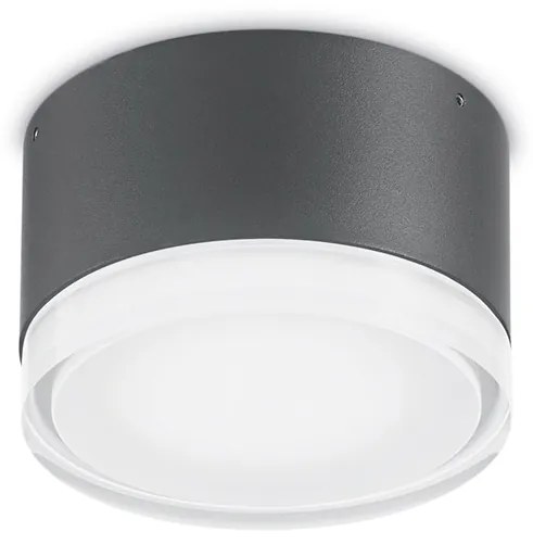 Φωτιστικό Οροφής Εξωτερικού Χώρου Ideal Lux Urano D12 168111 Μαύρο