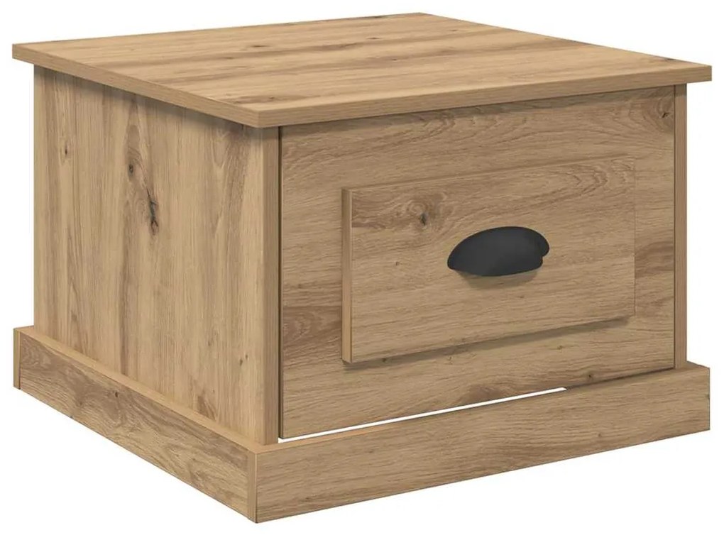 vidaXL Τραπεζάκι σαλονιού with Drawer artisan δρυς 50 x 50 x 35 cm