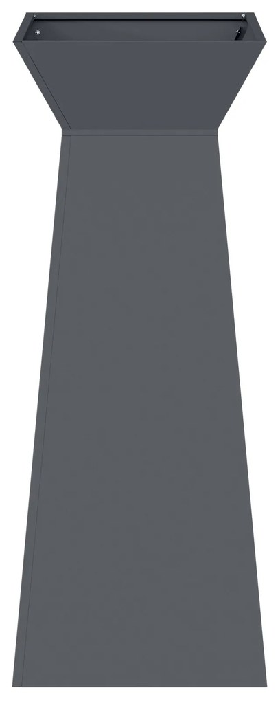 vidaXL Βάση Φυτών Ανθρακί Πλαστική 40 x 40 x 101 εκ Τετράγωνη Μοντέρνα