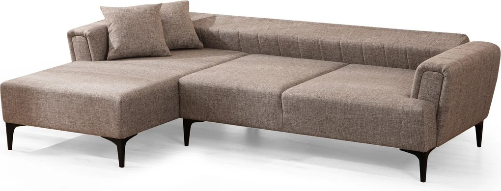 Corner Sofa-Bed Hamlet Left - Light Brown Light Brown