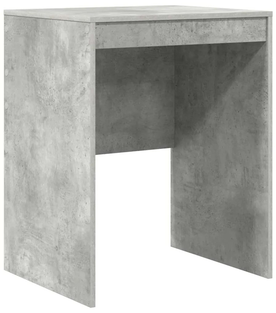 vidaXL Γραφείο Γκρι σκυροδέματος 60 x 50 x 76 εκ. Επεξεργασμένο ξύλο