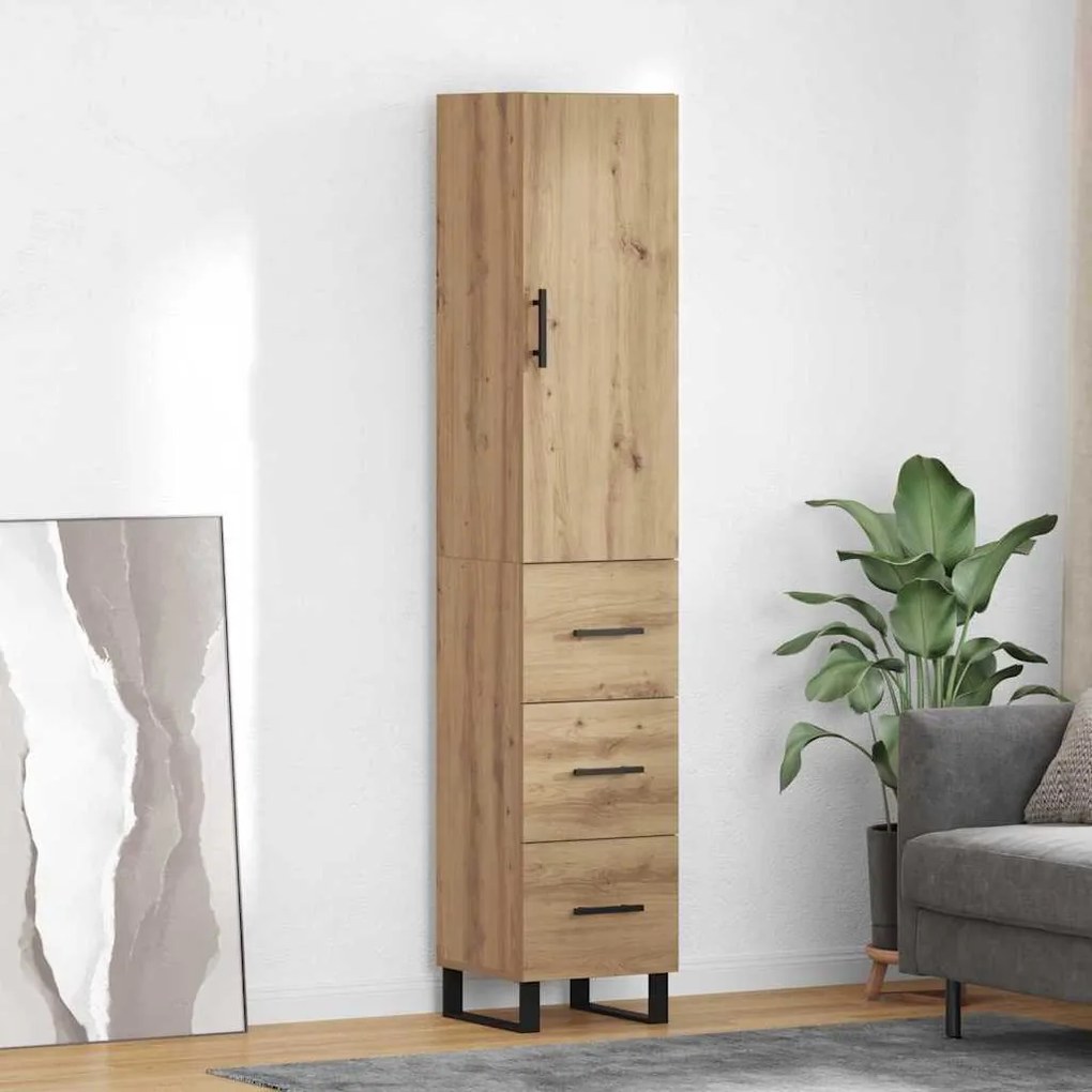 Highboard Artisan Oak 34,5 x 34 x 180 εκ. Επεξεργασμένο ξύλο