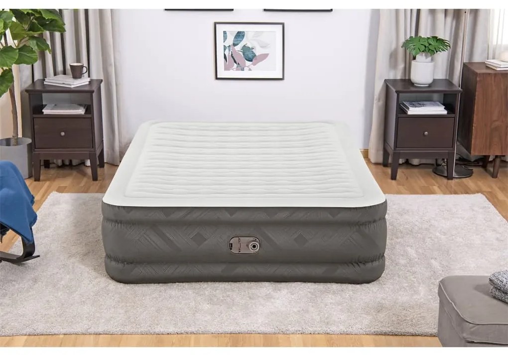Bestway Στρώμα Ύπνου Φουσκωτό Fortech 203x152x46 εκ.+ Ενσωμ. Αντλία
