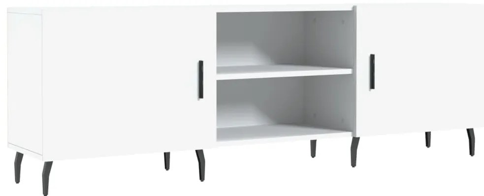 vidaXL Έπιπλο Τηλεόρασης Λευκό 150x30x50 εκ. από Επεξεργασμένο Ξύλο