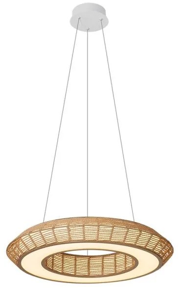 Κρεμαστό Φωτιστικό Οροφής LED 64W Φυσικό 3000Κ-6000Κ Dimmable Zeus-P-Y Sunlight ZEUS-P-Y Μπεζ