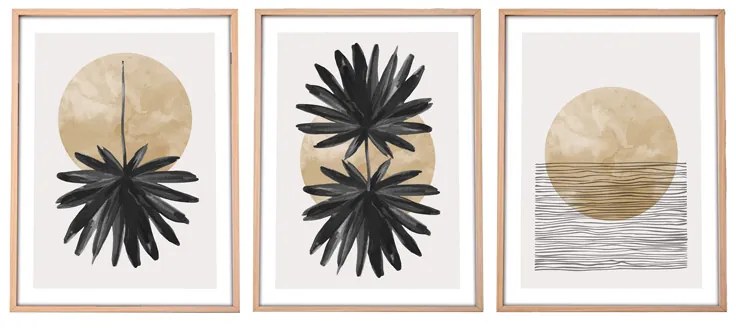 Πίνακας σε καμβά Envazy pakoworld τρίπτυχος με ψηφιακή εκτύπωση 30x3x40εκ