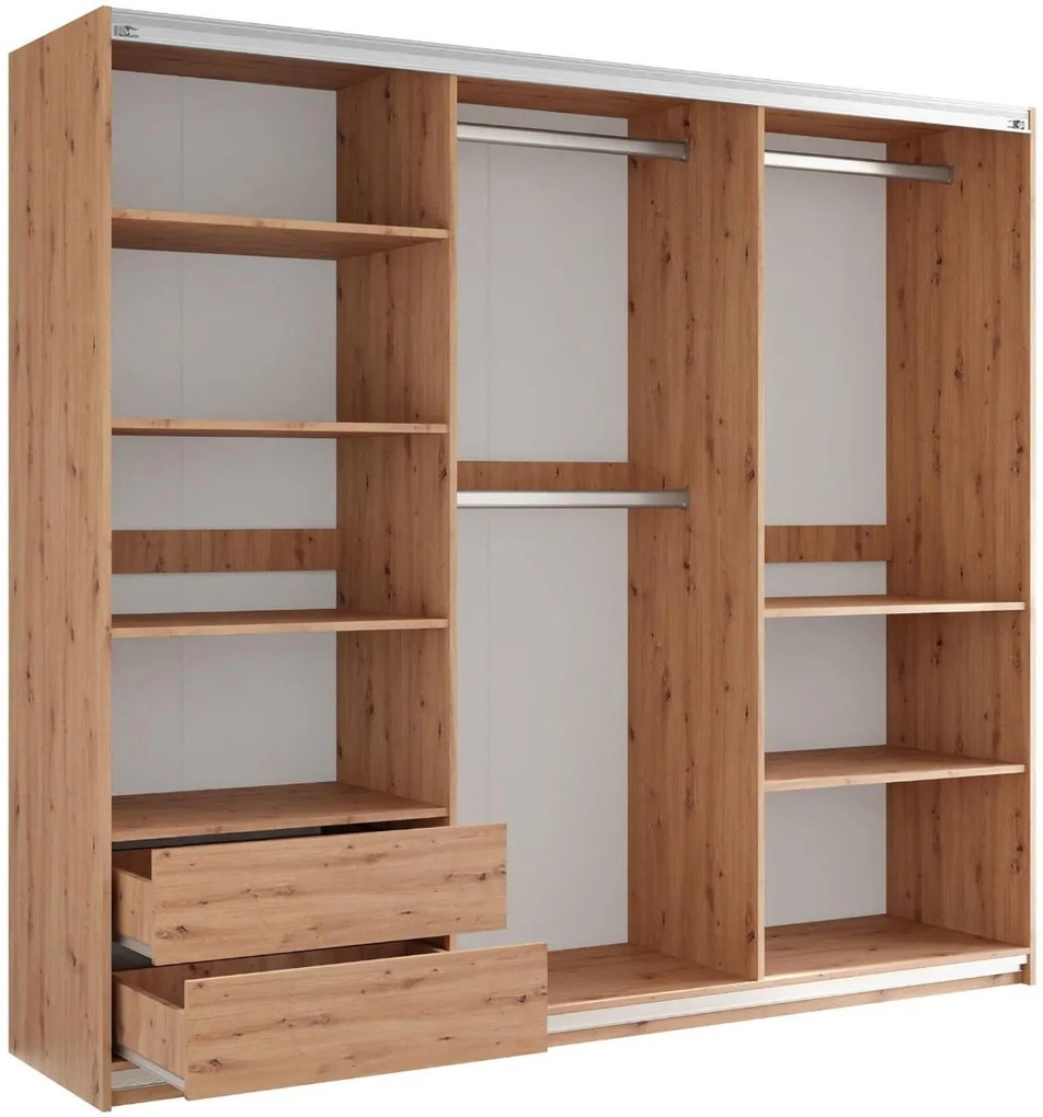 Ντουλάπα Sintra 250 συρόμενη-Leuko Fusiko