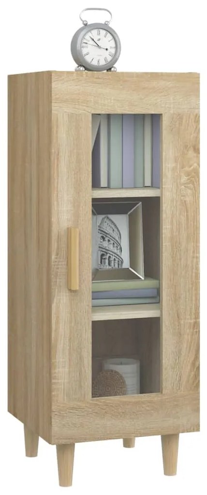 vidaXL Ντουλάπι Sonoma Δρυς 34,5x34x90 εκ. από Επεξεργασμένο Ξύλο