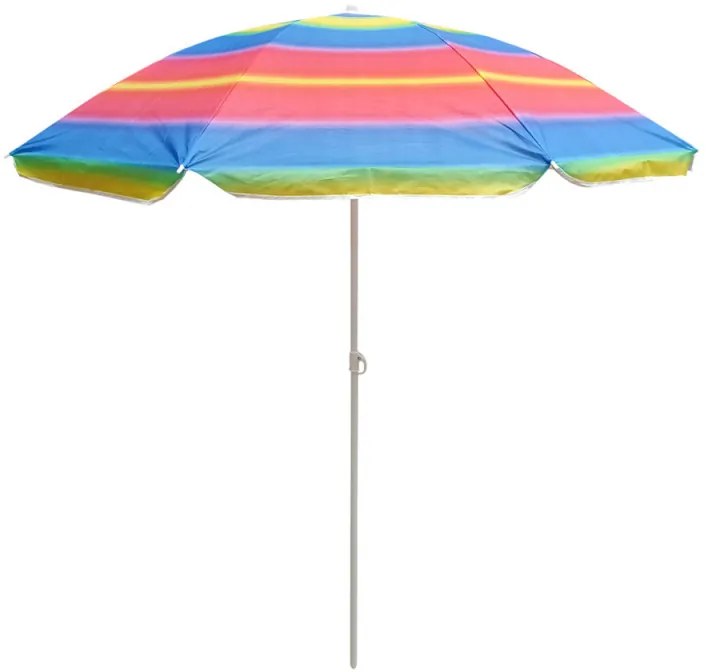 Ομπρέλα παραλίας Muhler U5037 651449, 180x180 cm, Χωρίς βάση, Βραχίονας σπασίματος, 8 πλευρές, Ποικιλία