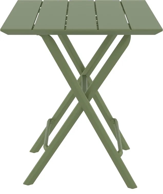 HELEN OLIVE GREEN 60Χ60X74ΕΚ. ΤΡΑΠΕΖΙ ΠΤΥΣ/ΝΟ ΠΟΛ/ΝΙΟΥ