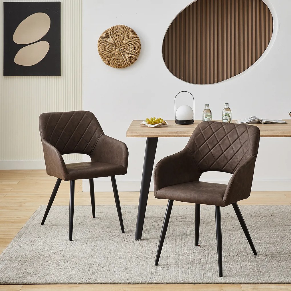 Καρέκλα Τραπεζαρίας (56x59.5x84) Spitishop Regal Brown