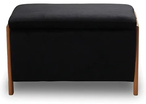 DALI ΣΚΑΜΠΟ VELVET BLACK ΜΕ ΑΠΟΘ. ΧΩΡΟ 75X42X44εκ. 75X42X44εκ.