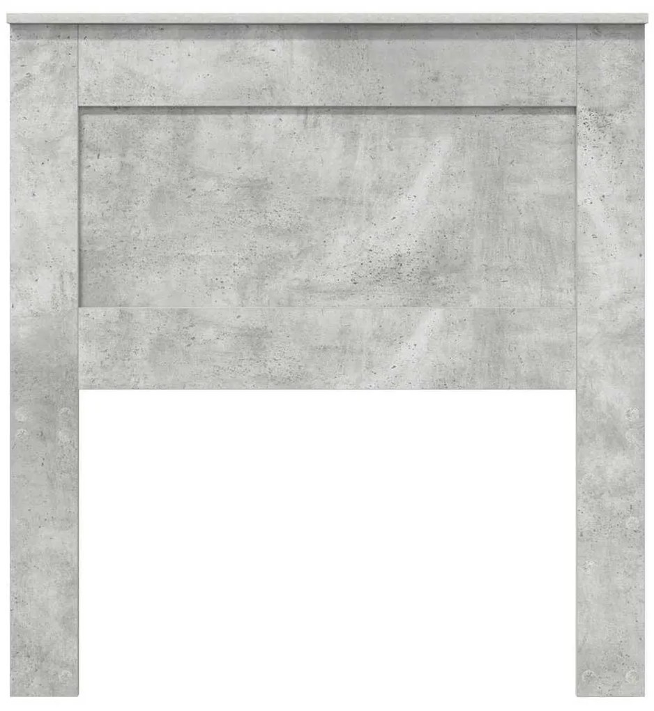 vidaXL Κεφαλάρι με κεφαλάρι Σκυρόδεμα Γκρι 100 cm Επεξεργασμένο ξύλο