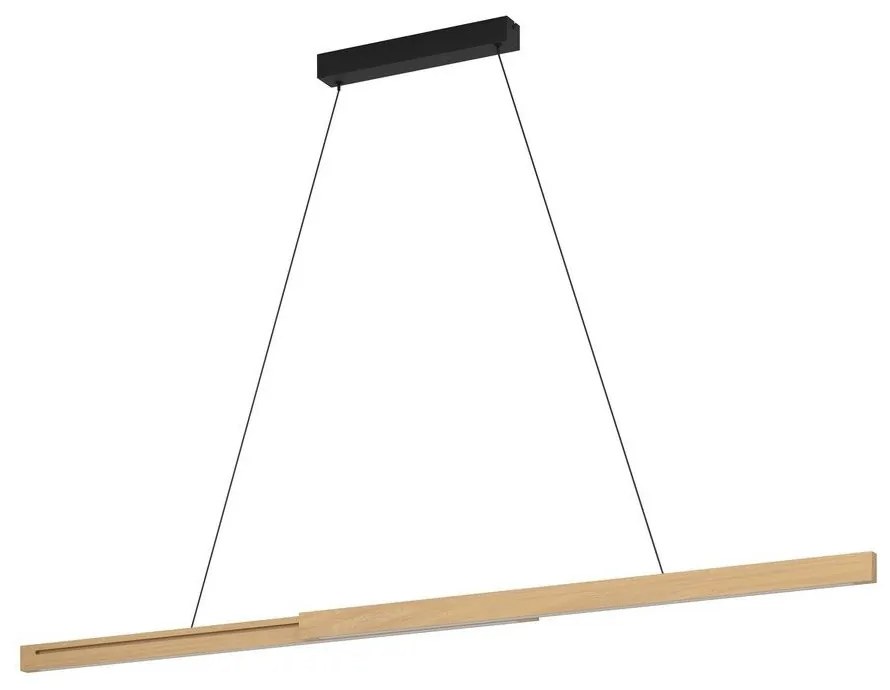 Φωτιστικό Οροφής - Ράγα Montebuono 390369 2xLed 180x150cm Natural Eglo