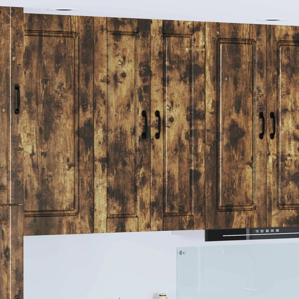 vidaXL Ντουλάπα Κουζίνας με ράφι Καπνιστό Δρύς 30 x 31 x 100 εκ.