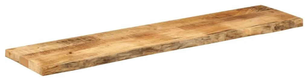 vidaXL Επιφάνεια Τραπεζιού 140x20x3,8 εκ. Live Edge Μασίφ Ξύλο Μάνγκο