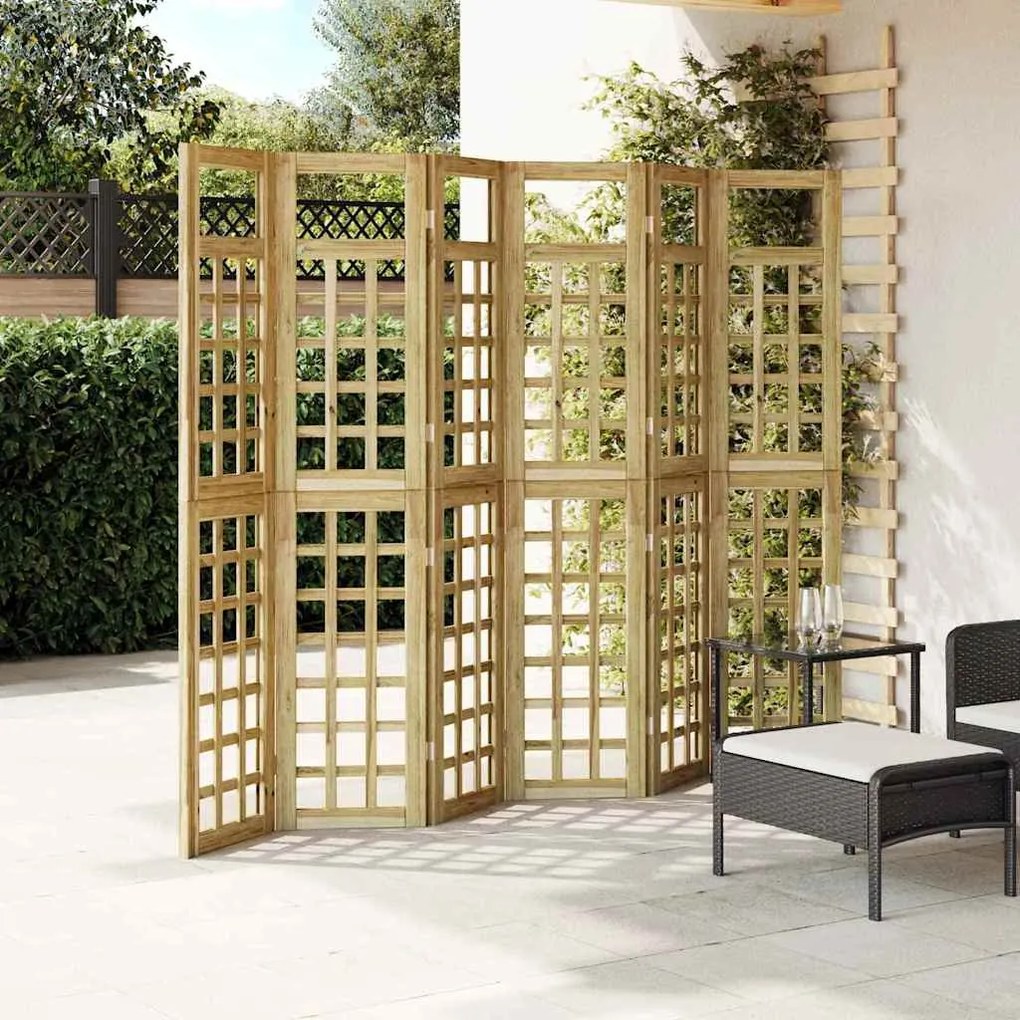vidaXL Παραβάν ιδιωτικότητας Καφέ 240 x 180 cm