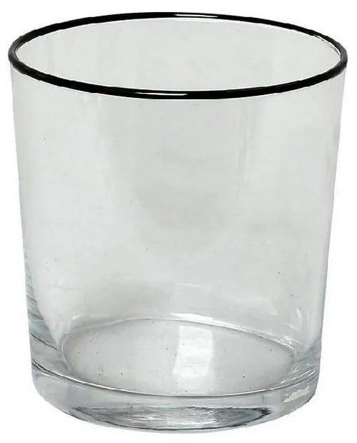 Ποτήρι Ουίσκι 8 Rab147K6 6Χ9cm Clear-Black Espiel Glass