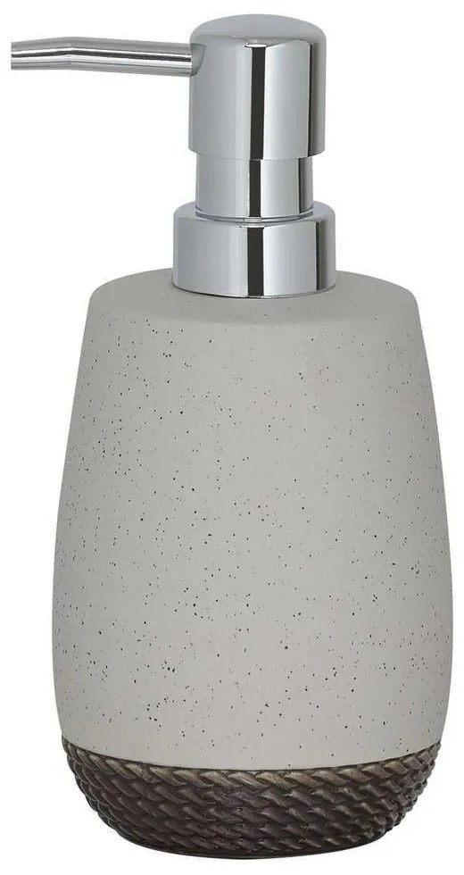 Δοχείο Κρεμοσάπουνου Braid 400ml Grey Sealskin Porcelain