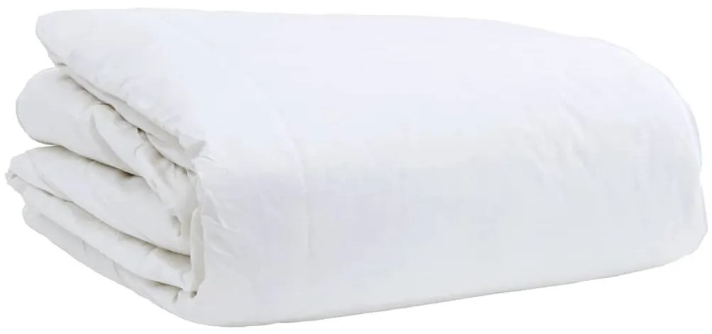 vidaXL Σετ Παπλωμάτων με μαξιλάρι 3 pcs Λευκό Φτέρος