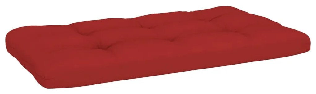 vidaXL Καναπές Κήπου Μεσαίος από Παλέτες Λευκό Ξύλο Πεύκου