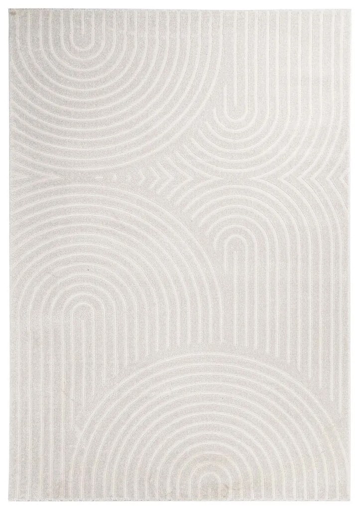 Χαλιά Κρεβατοκάμαρας (Σετ 3τμχ) Royal Carpet Organic 565 Cream
