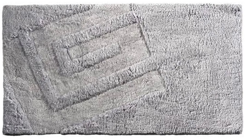 Πατάκι Μπάνιου Trivia Silver Guy Laroche 40X60 40x60cm 100% Cotton
