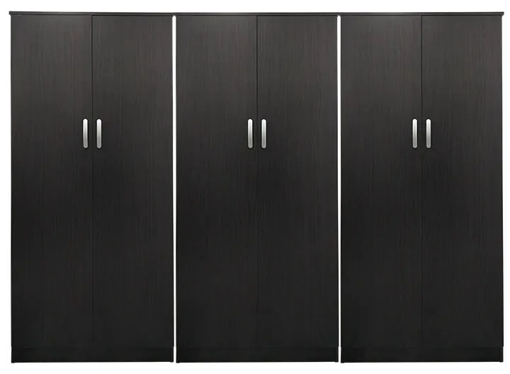 Ντουλάπα εξάφυλλη Lego pakoworld wenge 240x42x180εκ