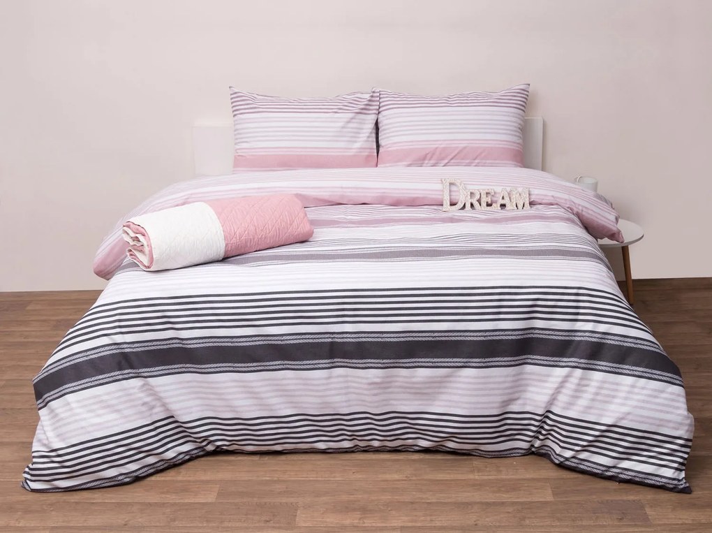 Σετ Κουβερτώριο Υπέρδιπλο 220x240 Ντάλας Σάπιο Μήλο Viopros