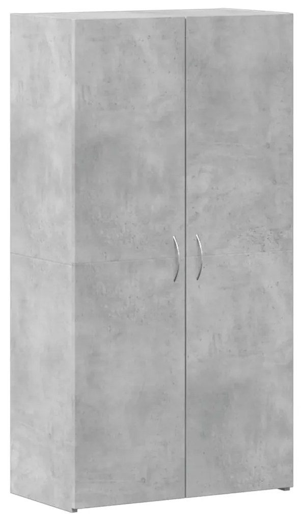 vidaXL Αρχειοθήκη Γκρι Σκυρ. 60x32x115 εκ. Επεξεργασμένο Ξύλο