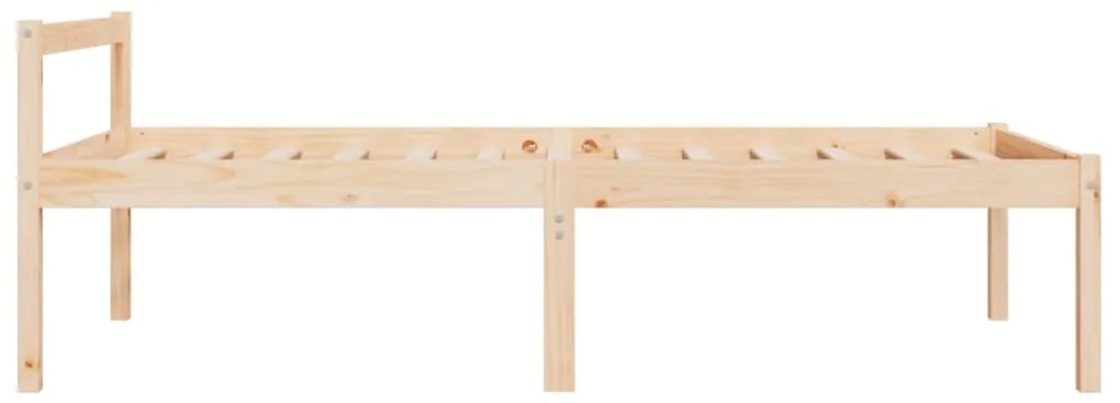 vidaXL Κρεβάτι Ηλικιωμένων 100 x 200 εκ. από Μασίφ Ξύλο Πεύκου