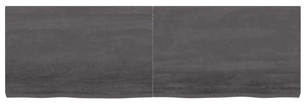 Επιφάνεια Τραπεζιού Σκούρο Καφέ 160x50x(2-6)εκ Επεξ. Μασίφ Δρυς - Καφέ