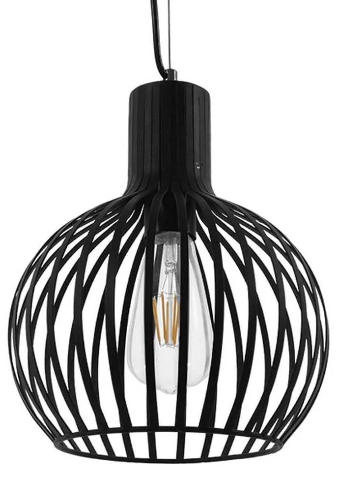 Φωτιστικό Οροφής Scandi 01386 Black GloboStar Metal