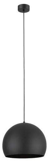 Κρεμαστό Φωτιστικό Οροφής 1xE27 Φ27cm Zoe TK Lighting -10168-Μαύρο 10168