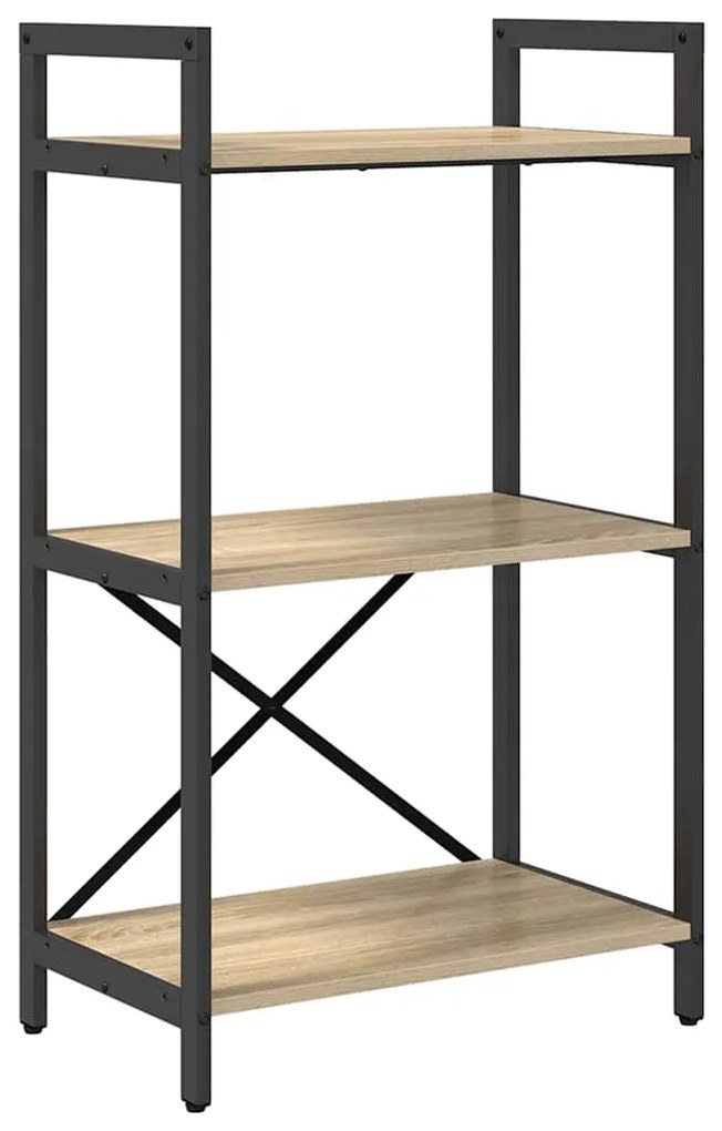 vidaXL Ράφι Βιβλίων Δρύς Sonoma 56 x 34 x 96 εκ Επεξεργασμένο ξύλο