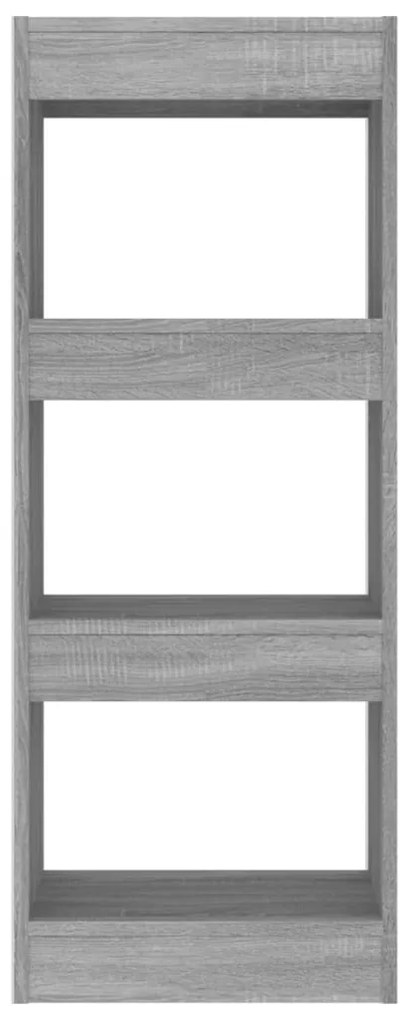 vidaXL Βιβλιοθήκη/Διαχωρ. Χώρου Γκρι Sonoma 40x30x103 εκ. Μοριοσανίδα