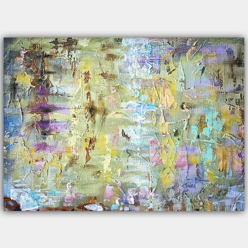 Πίνακας Καμβάς 441HPE2460 100x70cm Multi Wallity Οριζόντιοι Ξύλο, Καμβάς