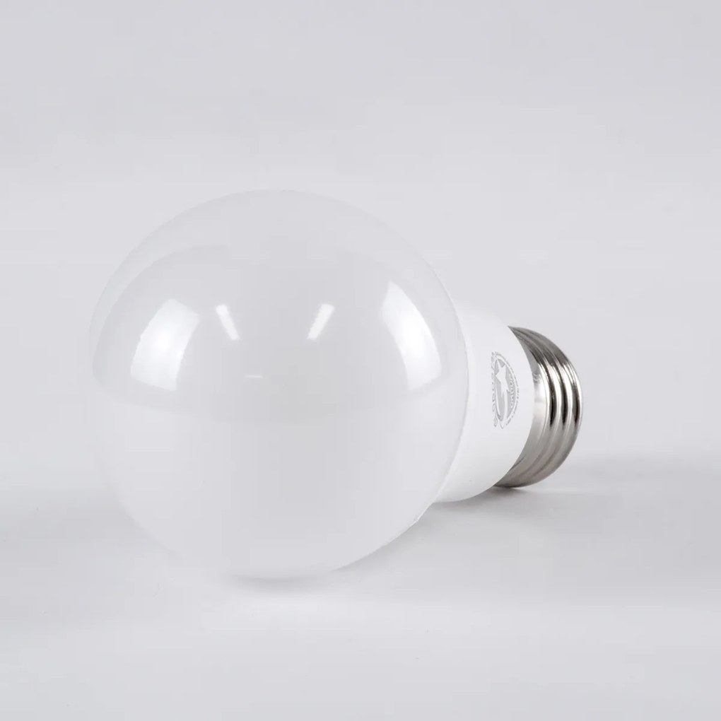 GloboStar 60026 Λάμπα LED E27 A60 Γλόμπος 8W 752lm 260° AC 220-240V IP20 Φ6 x Υ11cm Θερμό Λευκό 2700K - 3 Years Warranty - 60026