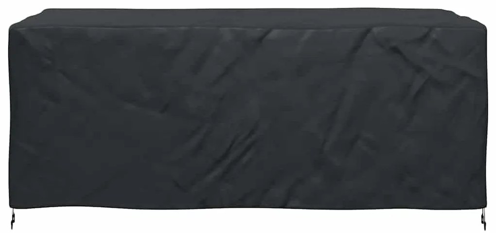 vidaXL Κάλυμμα επίπλων Μονόχρωμο Μαύρο 240 x 110 x 70 εκ. 210D