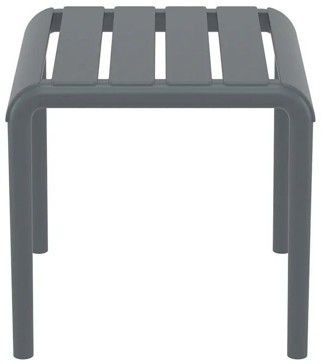 PARIS DARK GREY ΤΡΑΠΕΖΙ 42X41X40εκ. ΠΟΛ/ΝΙΟΥ
