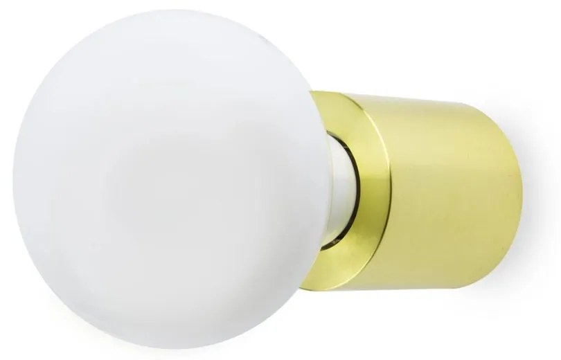 Φωτιστικό Τοίχου - Οροφής Ten 62153 E27 max 15W Satin Gold Faro Barcelona