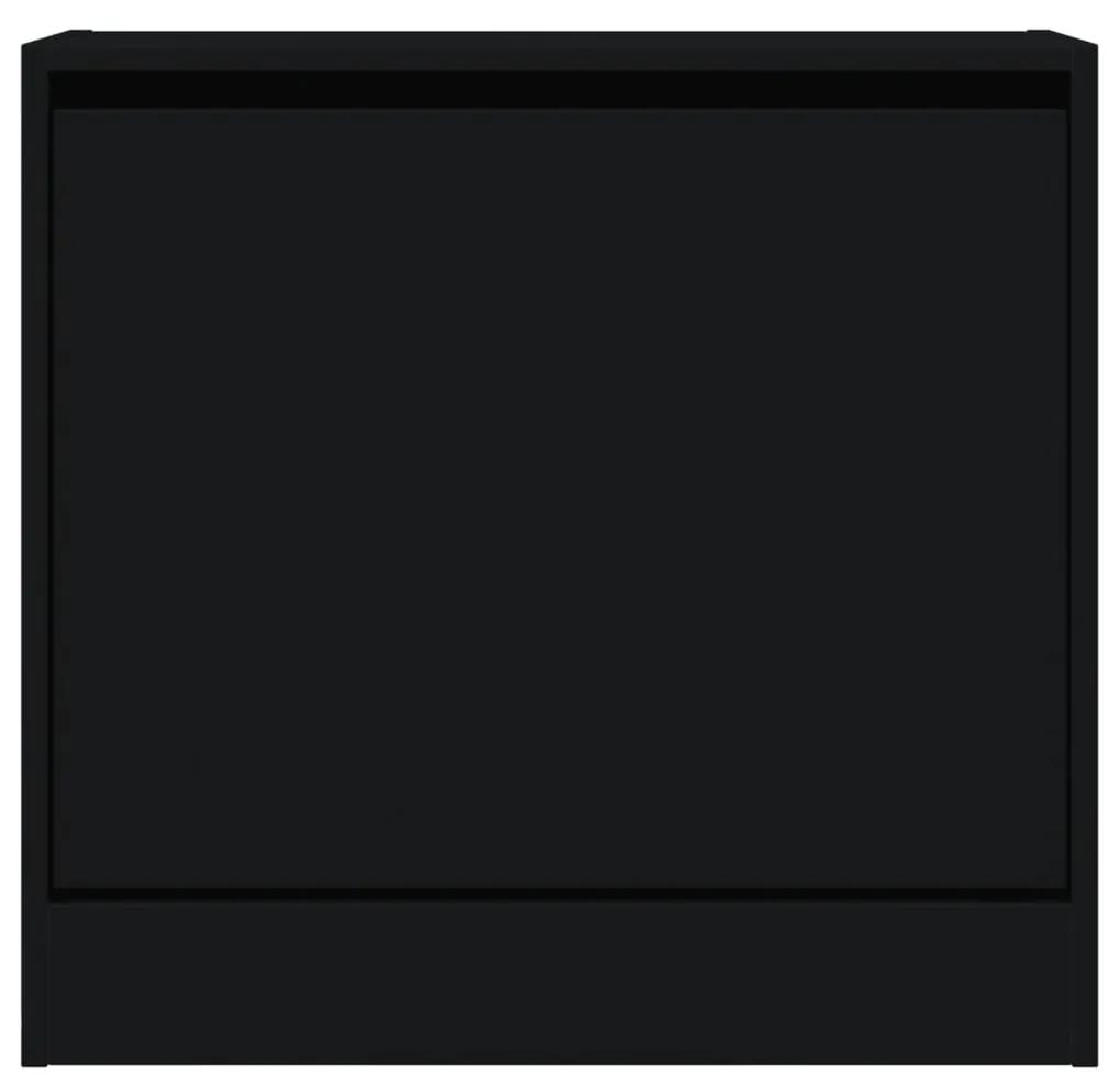 vidaXL Παπουτσοθήκη Μαύρη 60 x 21 x 57 εκ. από Επεξεργασμένο Ξύλο