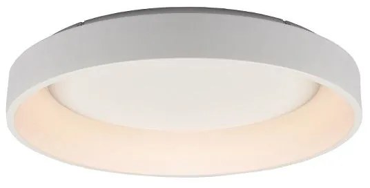 Φωτιστικό Οροφής - Πλαφονιέρα Led BR81LEDC78WH 80W 3000K 4100lm D78XH14 White Aca Decor Metal, Plastic