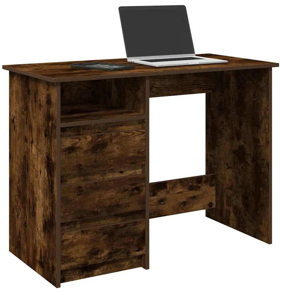 Γραφείο Καπνιστή Δρυς 102x50x75 εκ. από Επεξεργασμένο Ξύλο